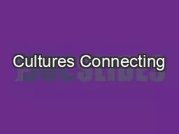 Cultures Connecting