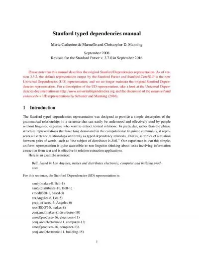 Figure1GraphicalrepresentationoftheStanfordDependenciesforthesentenceB