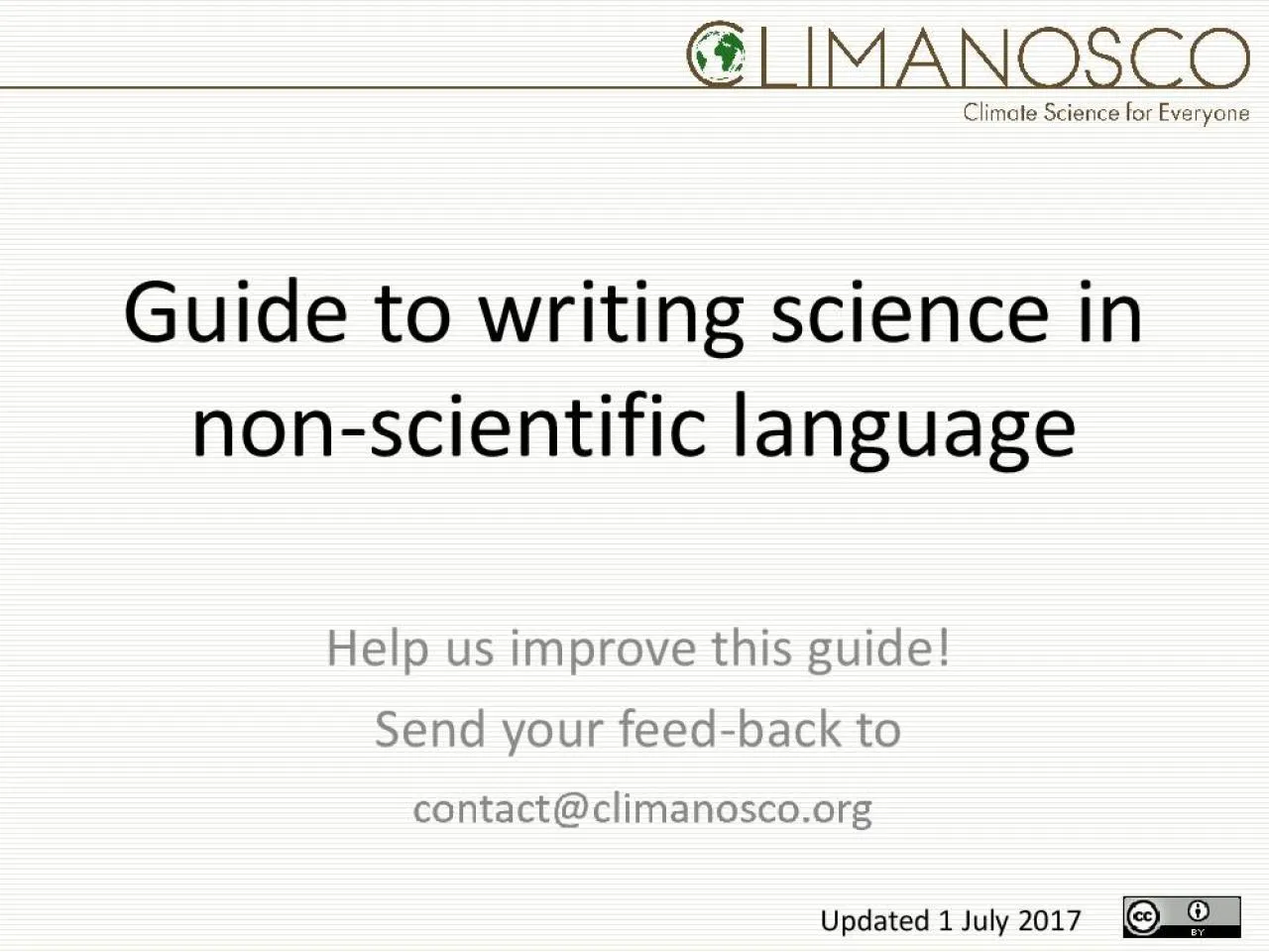 PDF-Guide to writing science innonscientific languageHelp us improve this