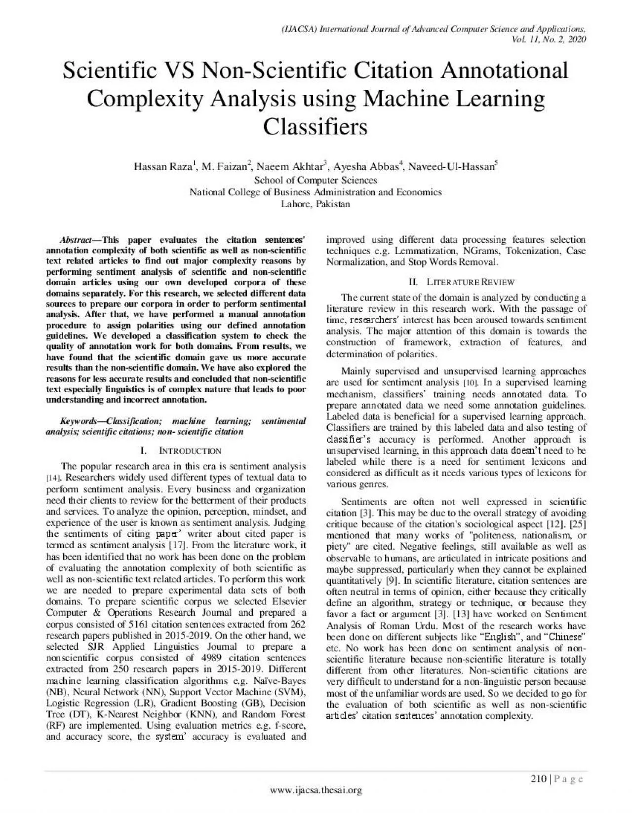 PDF-IJACSA International Journal of Advanced Computer Science and Applicat