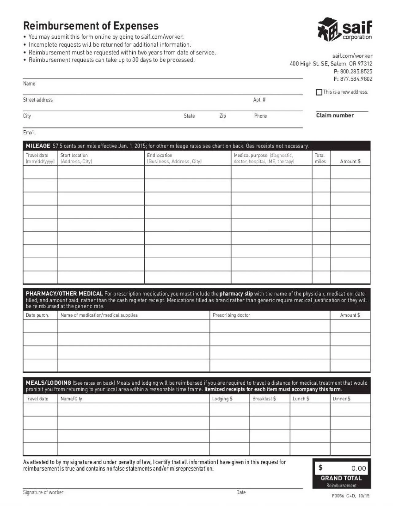 PDF-Reset form