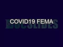 COVID19 FEMA