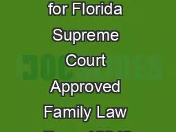 Instructions for Florida Supreme Court Approved Family Law Form 12943