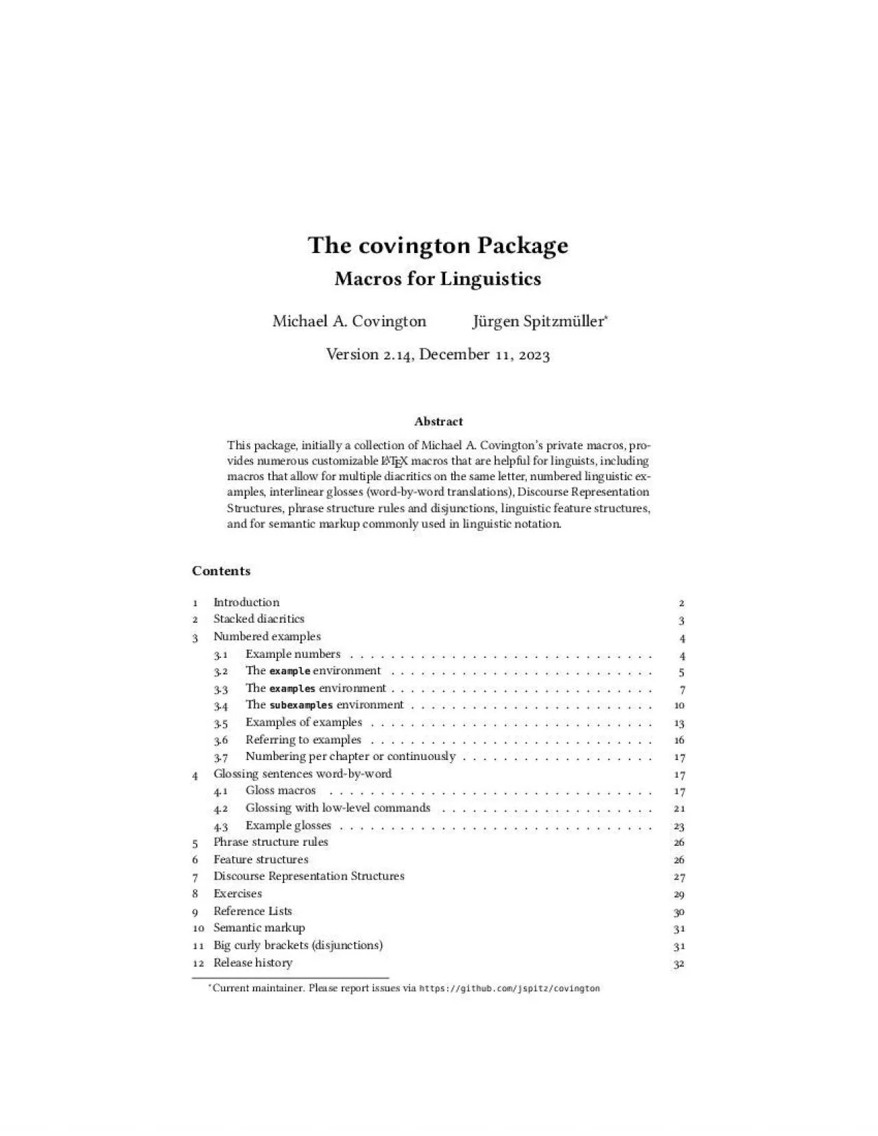 PDF-ThecovingtonPackageMacrosforLinguisticsMichaelACovingtonJrgenSpitzmlle