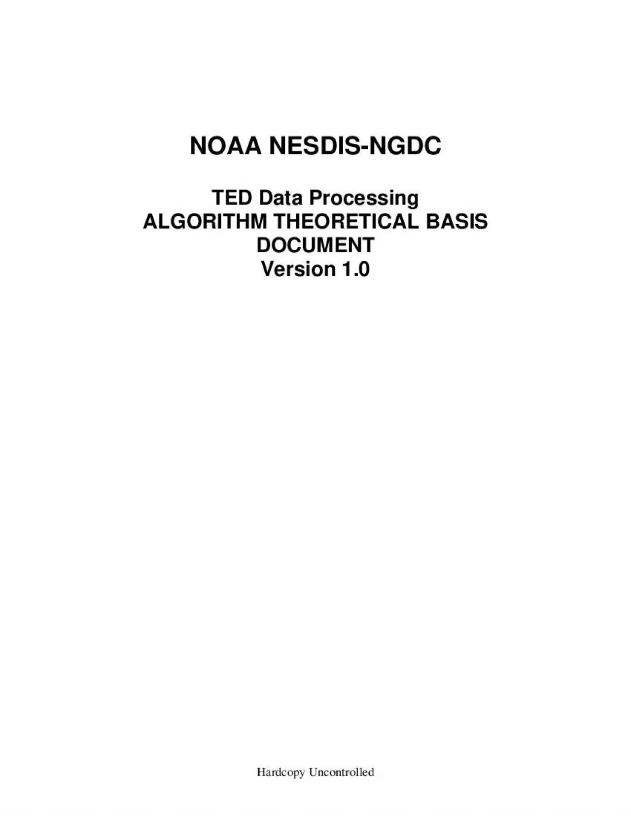 PDF-ALGORITHM THEORETICAL BASIS