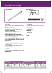 FLINCH ASYMMETRICRecess mounted luminaire suitable for �uorescent T5 lamps