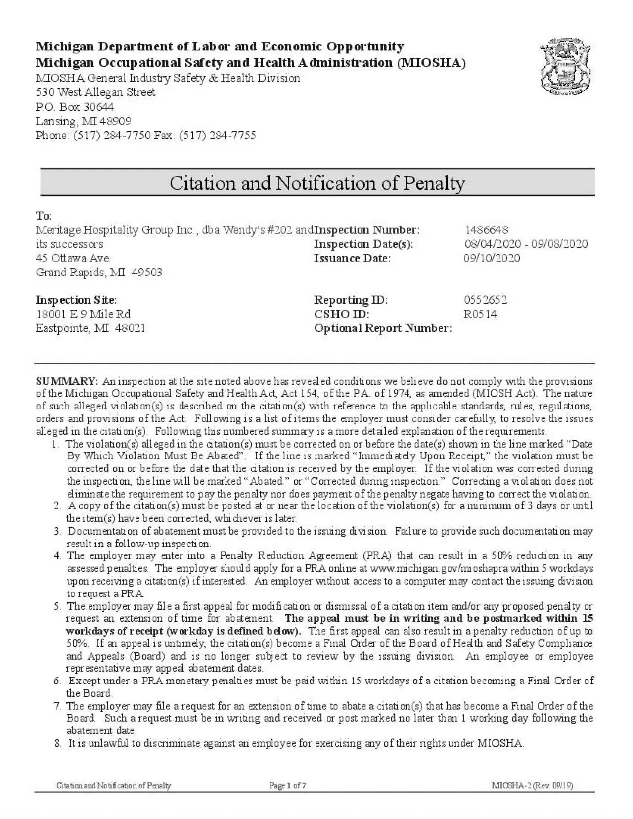 PDF-Citation and Notification of Penalty