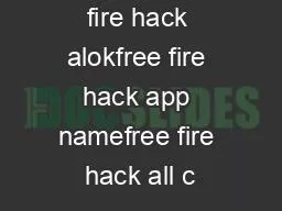 diamondsfree fire hack alokfree fire hack app namefree fire hack all c