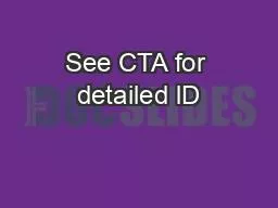 See CTA for detailed lD