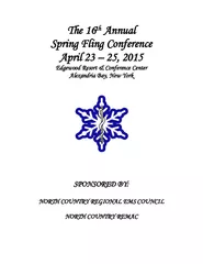 The 16 annual spring fling conference