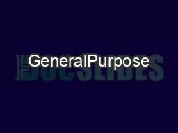 GeneralPurpose