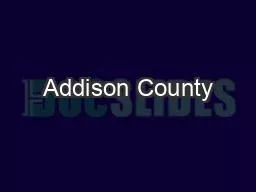 Addison County