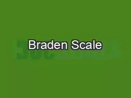 Braden Scale