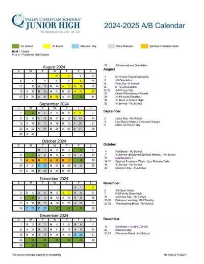 All course changes depend on availability