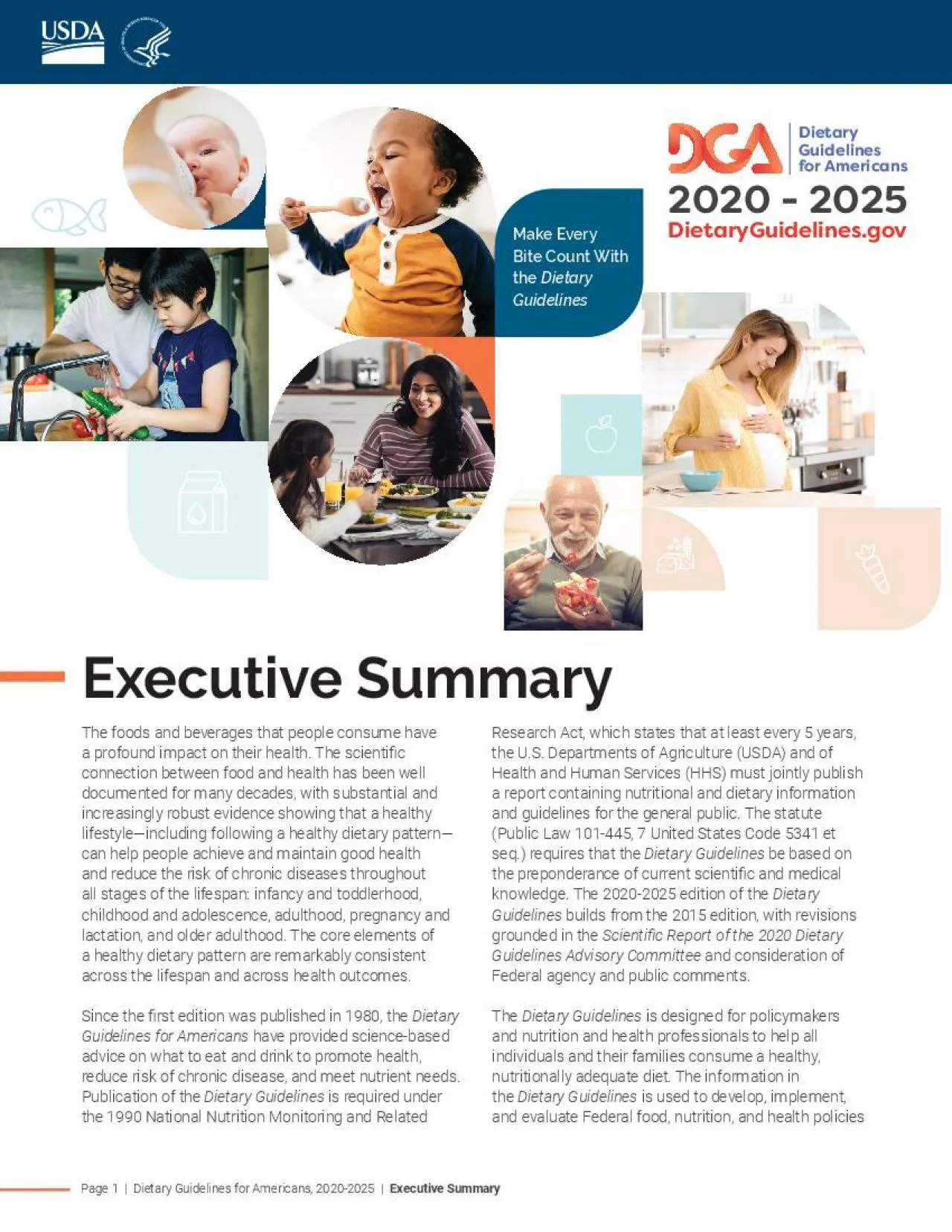 PDF-Page 1 Dietary Guidelines for Americans 20202025