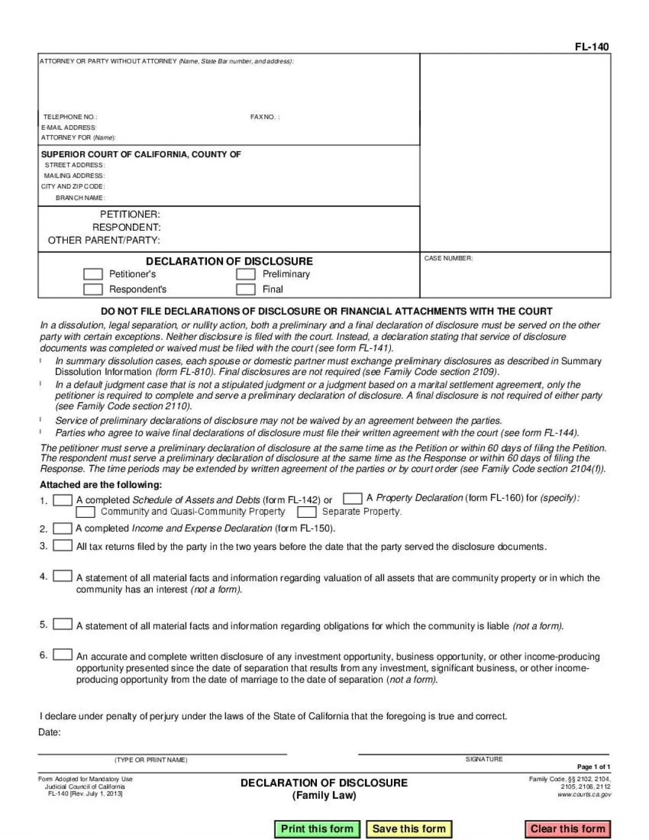 PDF-ATTORNEY OR PARTY WITHOUT ATTORNEY Name State Bar number and address