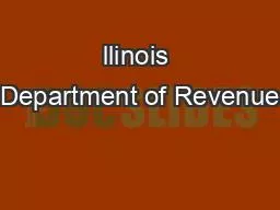 llinois Department of Revenue