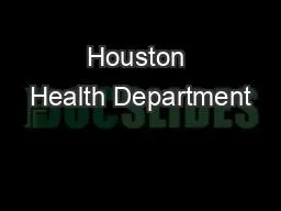 Houston Health Department