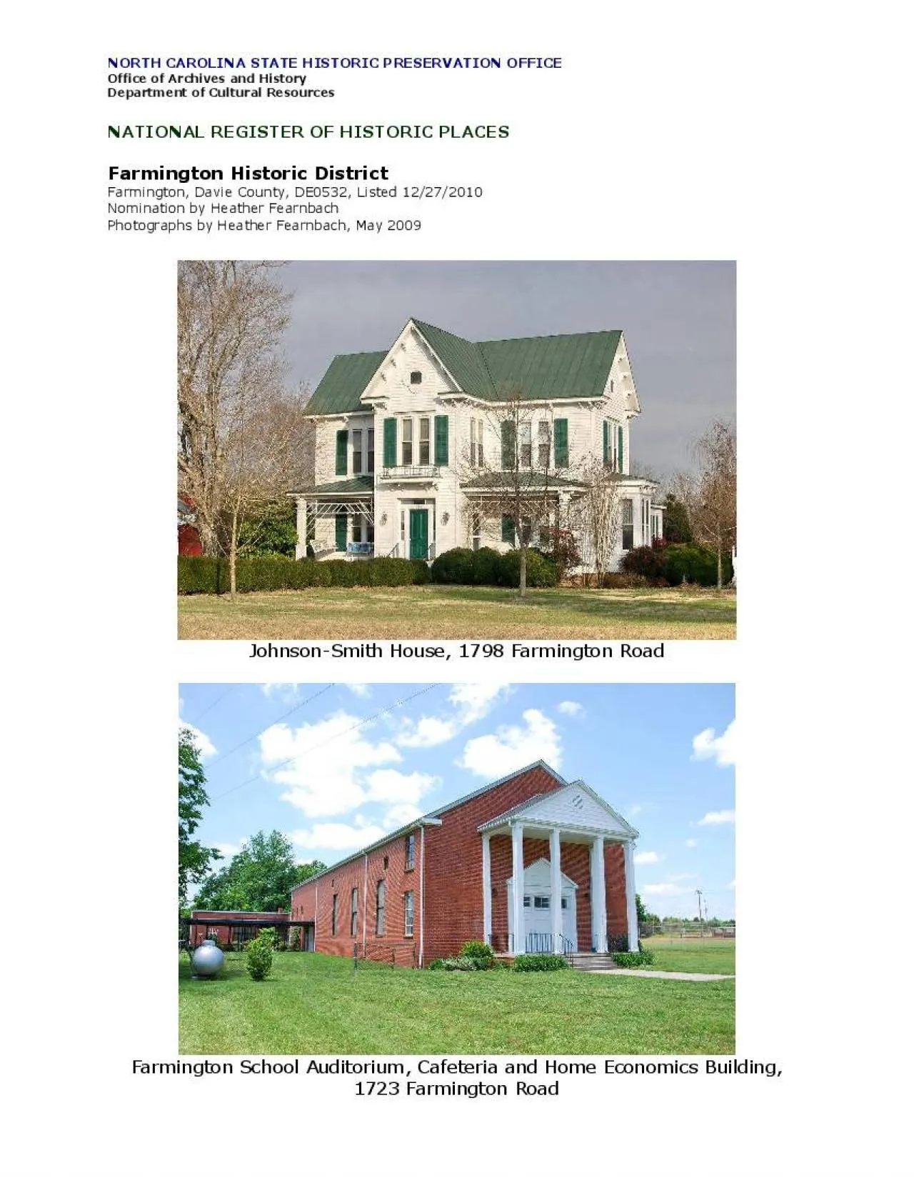 PDF-ORTHCAROLINASTATEHISTORICPRESERVATIONOFFICEOfficeofArchivesandHistory