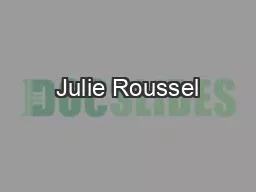 Julie Roussel