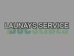 LAUNAYS SERVICE