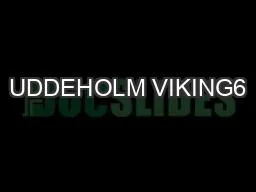 UDDEHOLM VIKING6