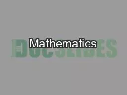 Mathematics