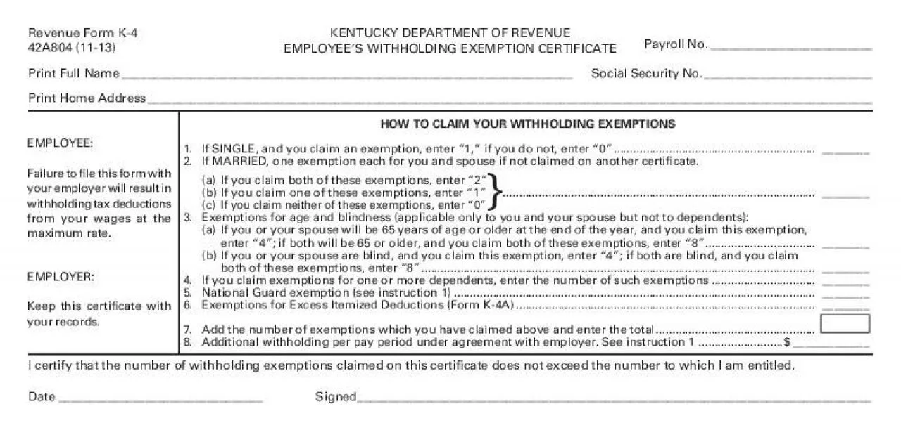 PDF-Revenue Form K442A804 1113