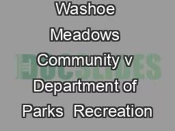 PDF-Washoe Meadows Community v Department of Parks Recreation