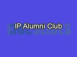 IP Alumni Club