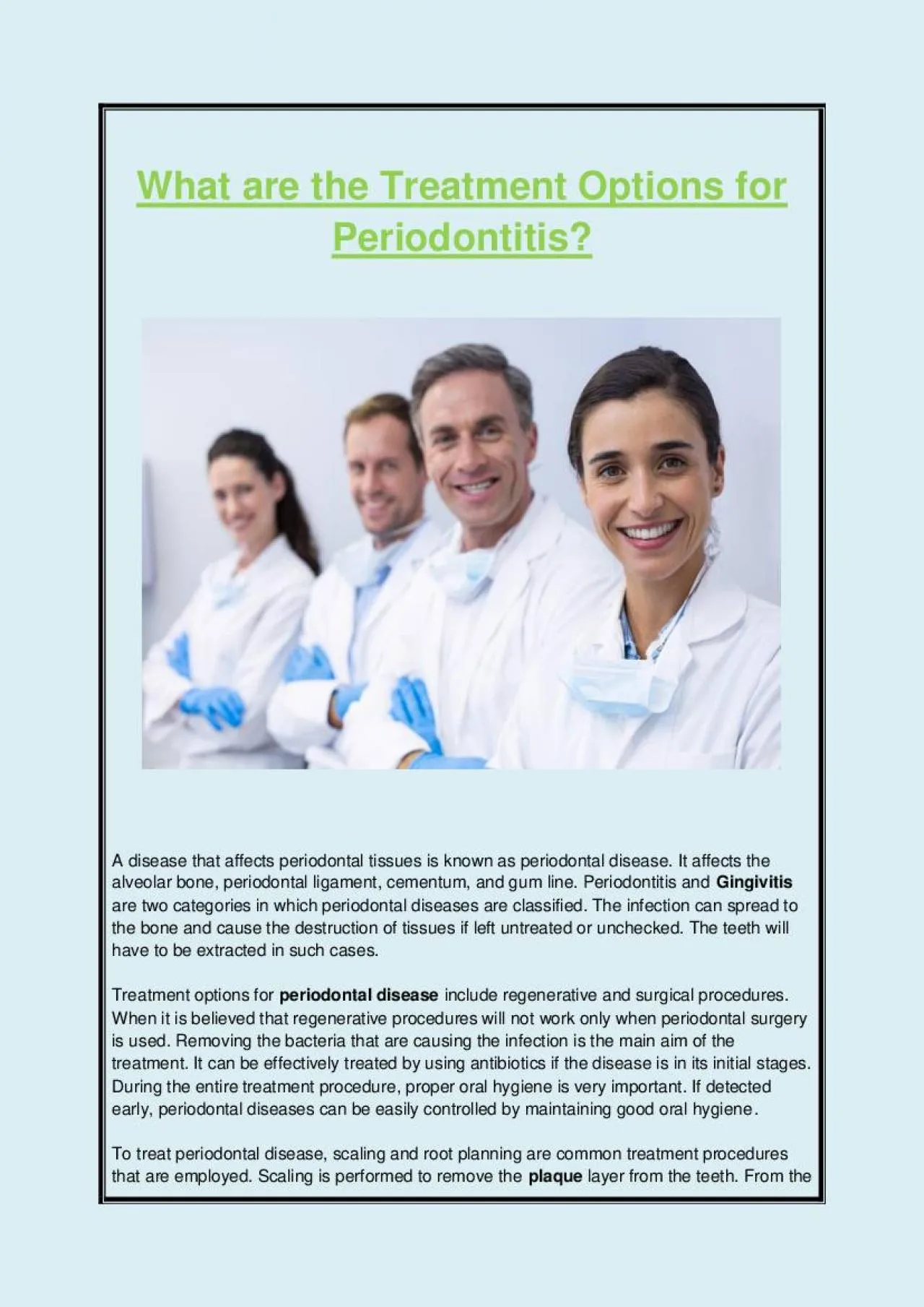 PDF-What are the Treatment Options for Periodontitis?