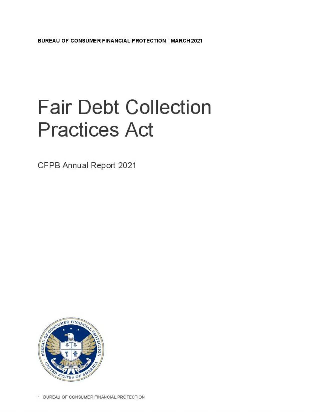 PDF-x0000x00001 BUREAU OF CONSUMER FINANCIAL PROTECTION