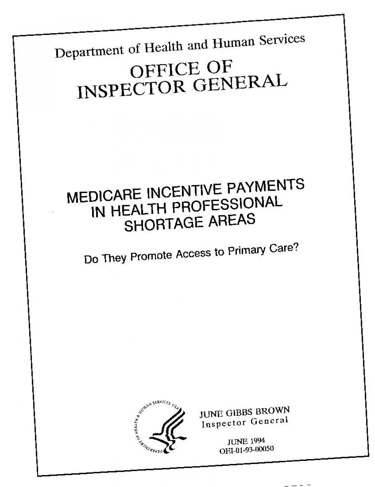 PDF-MEDICARE NCENTIVE PAYMENTS IN HEALTH PROFESSIONAL SHORTAGE AREAS Do Th