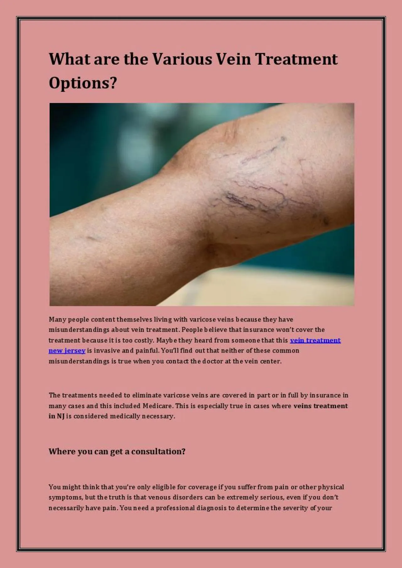 PDF-What are the Various Vein Treatment Options