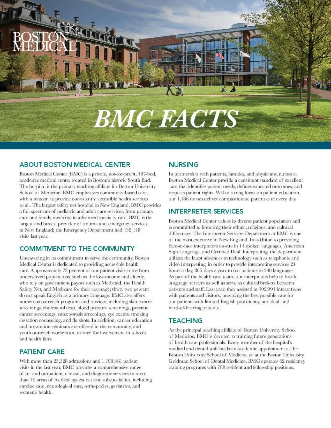 PDF-ABOUT BOSTON MEDICAL CENTER