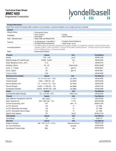 Technical Data Sheet