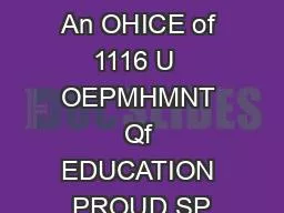 Federal Student Aid An OHICE of 1116 U  OEPMHMNT Qf EDUCATION PROUD SP