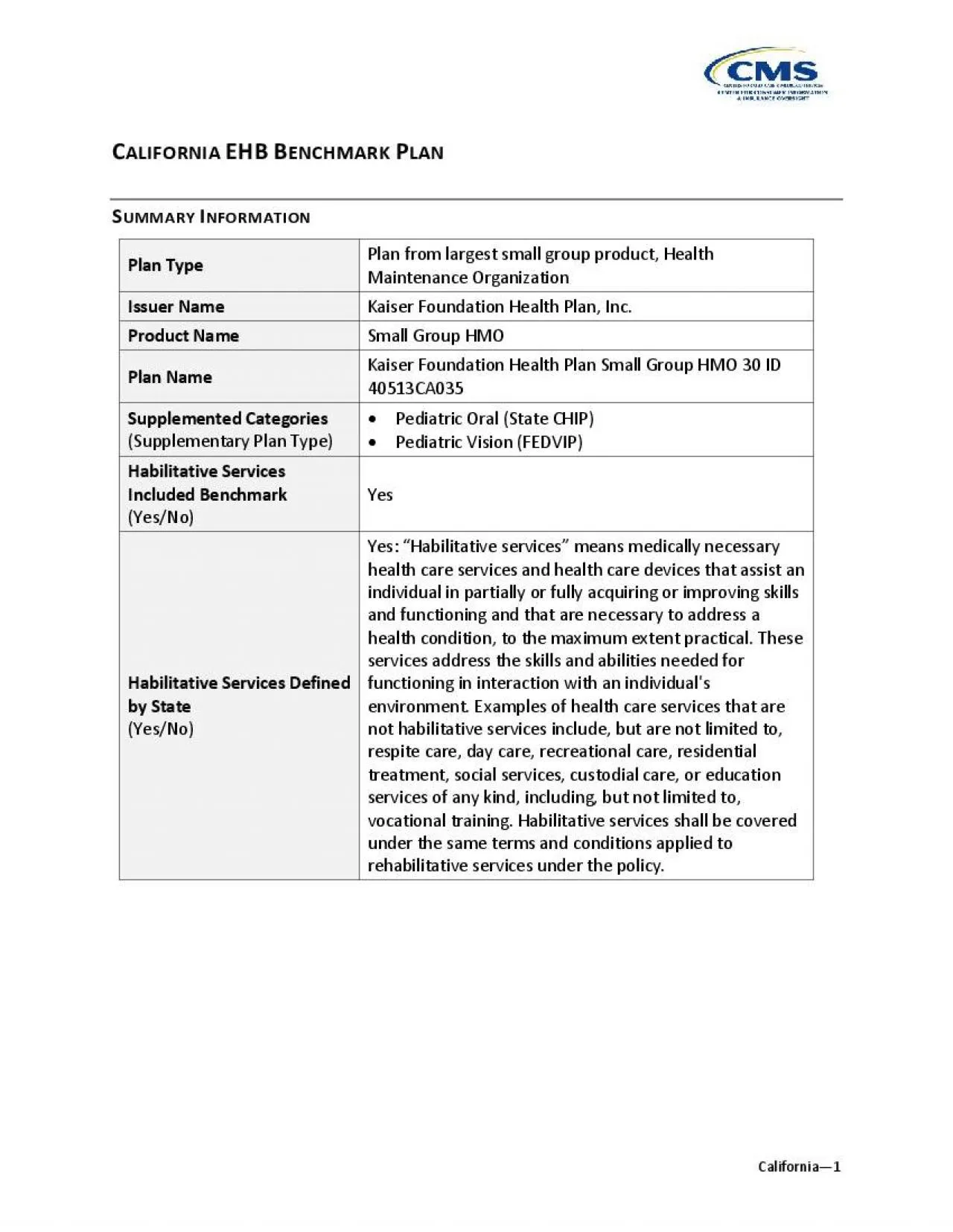 PDF-ALIFORNIAEHBENCHMARK LAN