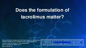 Does the formulation of