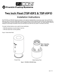 The TSP‑IDF2 and TSPIGF2 �oats are installed on the shaft of an INCON