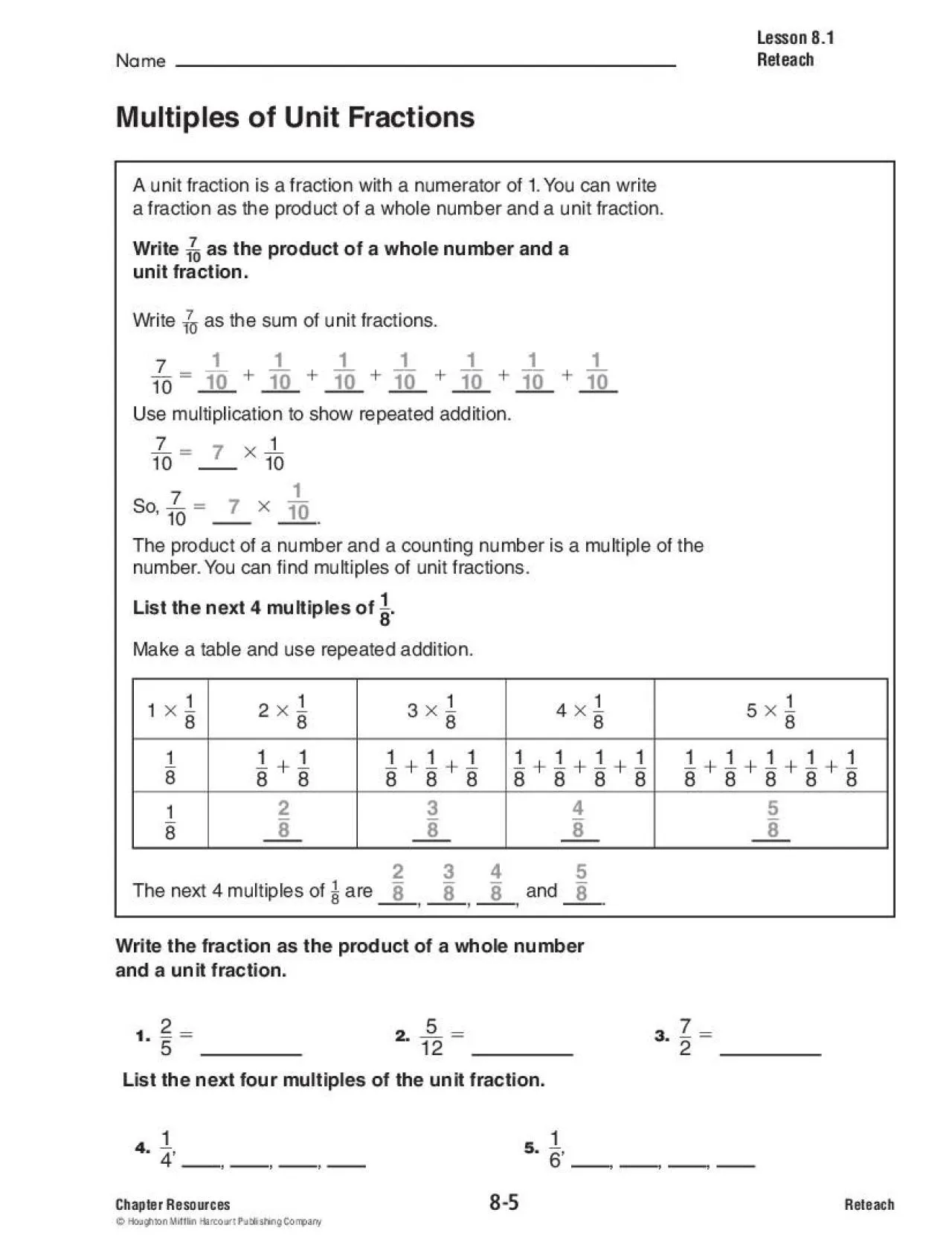 PDF-Use multiplication to show repeated addition