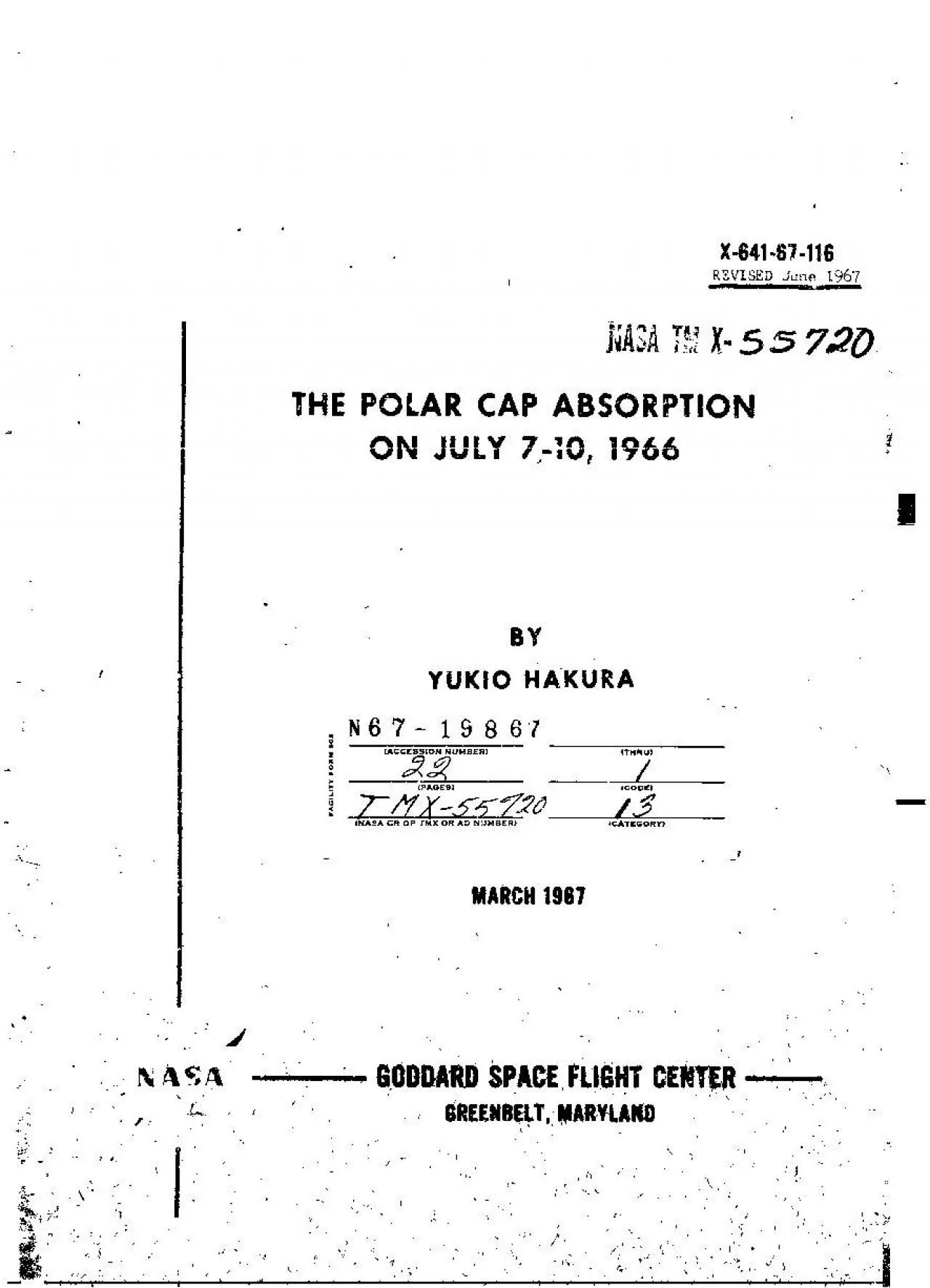 PDF-iiX641t17116hREVISEDJune1967THEPOLARCAPABSORPTION1966ONLY7BYYUKIOH