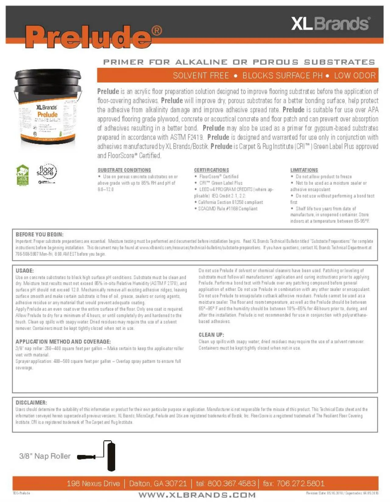 PDF-primer for alkaline or porous substrates