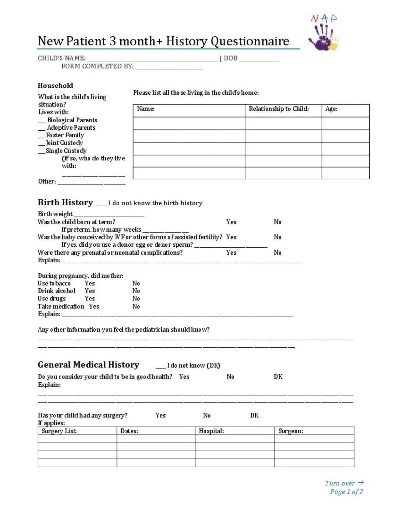 PDF-New Patient 3 month