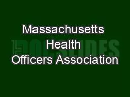 Massachusetts Health Officers Association