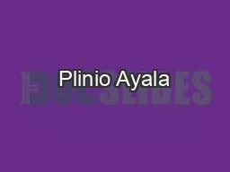 Plinio Ayala