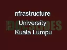 nfrastructure University Kuala Lumpu