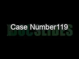 Case Number119