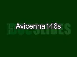 Avicenna146s