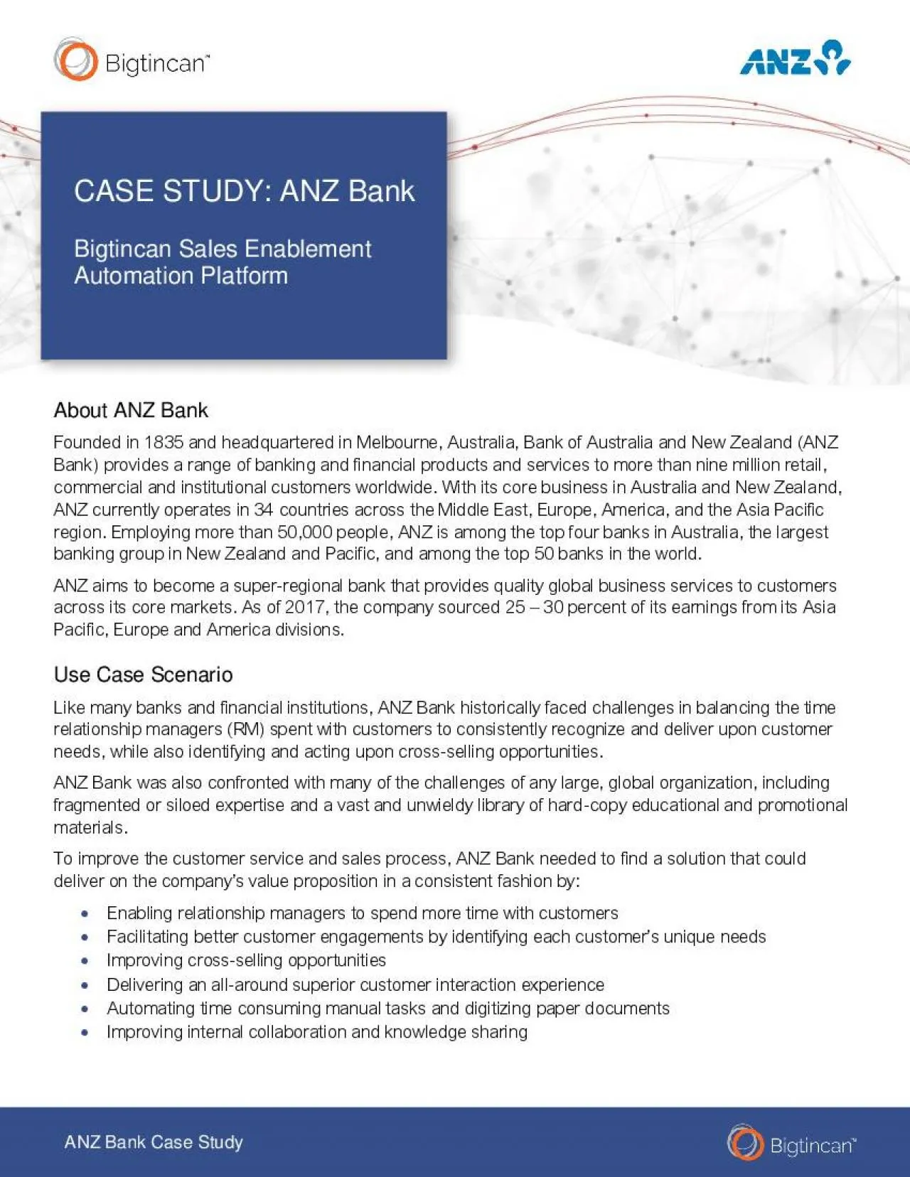 PDF-ANZ Bank Case Study